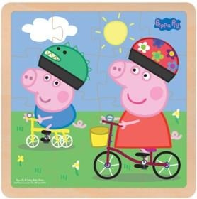 Barbo Toys Peppa Pig Houten puzzel Bikeride in de groep SPEELGOED, KINDER- & BABYPRODUCTEN / Speelgoed / Kinderpuzzel bij TP E-commerce Nordic AB (C79837)