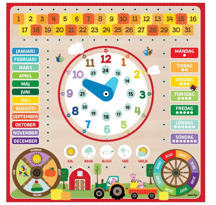 Barbo Toys Barbo Klassieke Lerarenkalender SE in de groep SPEELGOED, KINDER- & BABYPRODUCTEN / Speelgoed / Tekenen & Tellen bij TP E-commerce Nordic AB (C79839)