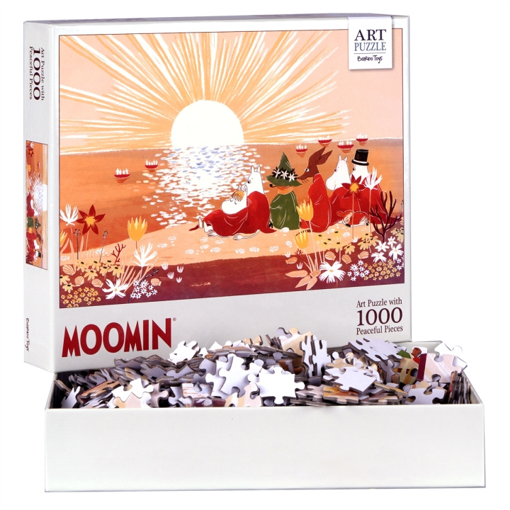 Barbo Toys Moomin Kunst Puzzel Rood 1000 stuks in de groep SPEELGOED, KINDER- & BABYPRODUCTEN / Speelgoed / Kinderpuzzel bij TP E-commerce Nordic AB (C79847)