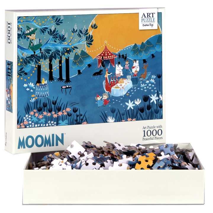 Barbo Toys Moomin Kunst Puzzel Blauw 1000 stuks in de groep SPEELGOED, KINDER- & BABYPRODUCTEN / Speelgoed / Kinderpuzzel bij TP E-commerce Nordic AB (C79848)