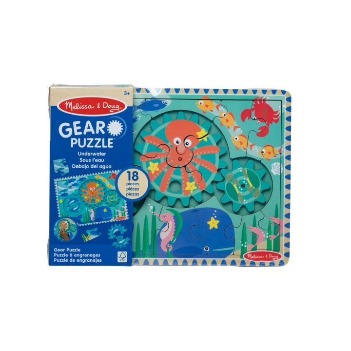 Melissa & Doug Houten Tandwiel Puzzel Onder Water in de groep SPEELGOED, KINDER- & BABYPRODUCTEN / Speelgoed / Puzzels bij TP E-commerce Nordic AB (C79853)