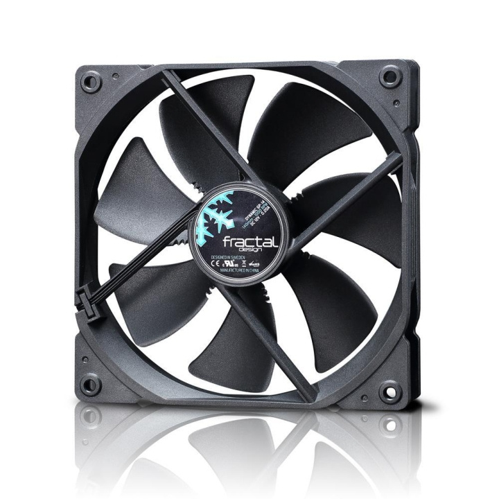 Fractal Design Dynamic GP-14 Zwart in de groep COMPUTERS & RANDAPPARATUUR / Computeronderdelen / Koeling / Chassisventilatoren bij TP E-commerce Nordic AB (C79860)