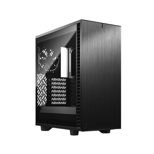 Fractal Design Define 7 Compact Zwart TG in de groep COMPUTERS & RANDAPPARATUUR / Computeronderdelen / Chassis bij TP E-commerce Nordic AB (C79883)