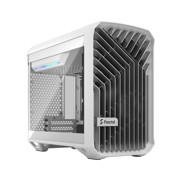 Fractal Design Torrent Nano Wit TG Heldere Tint in de groep COMPUTERS & RANDAPPARATUUR / Computeronderdelen / Chassis bij TP E-commerce Nordic AB (C79918)