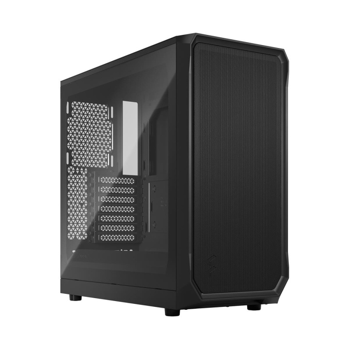 Fractal Design Focus 2 Zwart TG Heldere Tint in de groep COMPUTERS & RANDAPPARATUUR / Computeronderdelen / Chassis bij TP E-commerce Nordic AB (C79919)