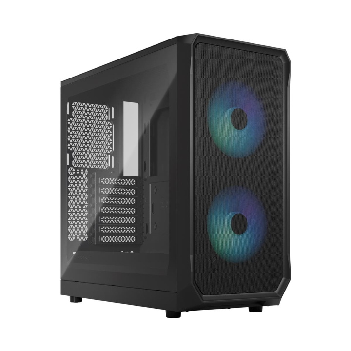 Fractal Design Focus 2 RGB Zwart TG Heldere Tint in de groep COMPUTERS & RANDAPPARATUUR / Computeronderdelen / Chassis bij TP E-commerce Nordic AB (C79920)