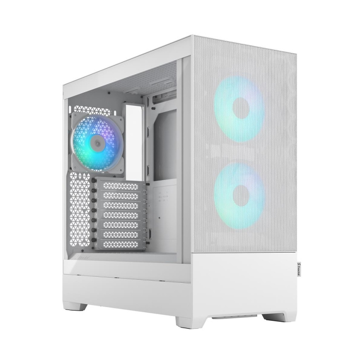 Fractal Design Pop Air RGB Wit TG Heldere tint in de groep COMPUTERS & RANDAPPARATUUR / Computeronderdelen / Chassis bij TP E-commerce Nordic AB (C79925)