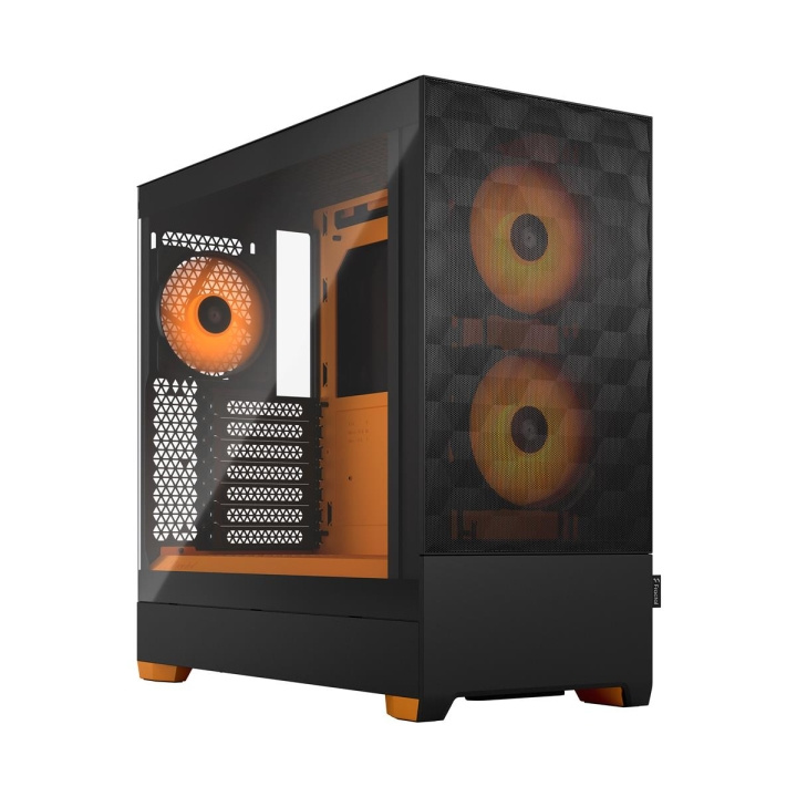 Fractal Design Pop Air RGB oranje kern TG heldere tint in de groep COMPUTERS & RANDAPPARATUUR / Computeronderdelen / Chassis bij TP E-commerce Nordic AB (C79929)