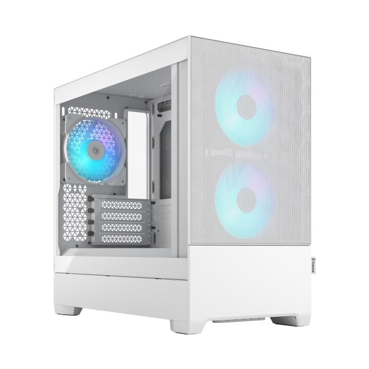 Fractal Design Pop Mini Air RGB Wit TG Heldere tint in de groep COMPUTERS & RANDAPPARATUUR / Computeronderdelen / Chassis bij TP E-commerce Nordic AB (C79934)