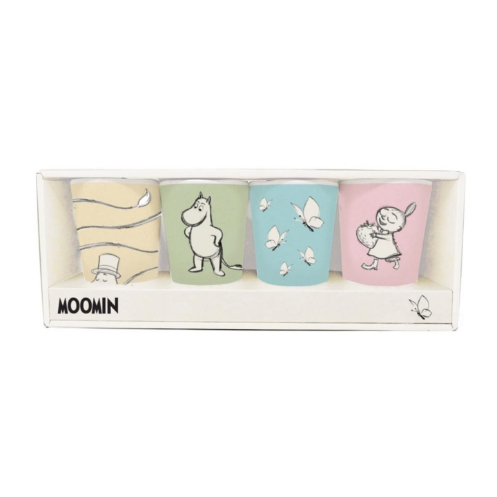 Barbo Toys Moomin 100% Melamine Servies 4 Tuimelbekerset in de groep SPEELGOED, KINDER- & BABYPRODUCTEN / Eten & Drinken / Babyflessen & Accessoires bij TP E-commerce Nordic AB (C79965)