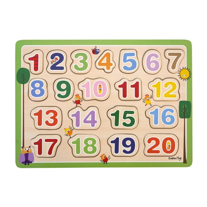 Barbo Toys Barbo Klassieke Houten 1-2-3 Puzzel in de groep SPEELGOED, KINDER- & BABYPRODUCTEN / Speelgoed / Kinderpuzzel bij TP E-commerce Nordic AB (C79968)