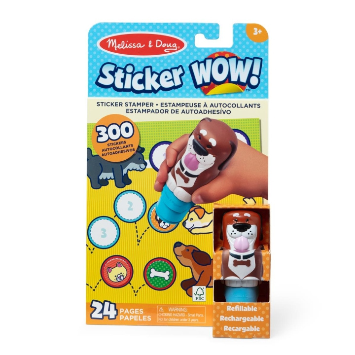 Melissa & Doug Sticker WOW! Hond met Boek & Stickers in de groep SPEELGOED, KINDER- & BABYPRODUCTEN / Speelgoed / Ambachten bij TP E-commerce Nordic AB (C79975)