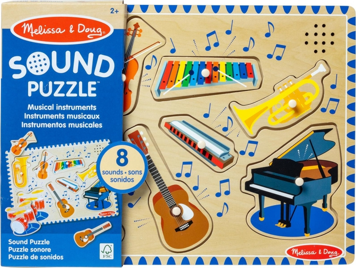 Melissa & Doug Klankpuzzel Muziekinstrumenten in de groep SPEELGOED, KINDER- & BABYPRODUCTEN / Speelgoed / Kinderpuzzel bij TP E-commerce Nordic AB (C79996)