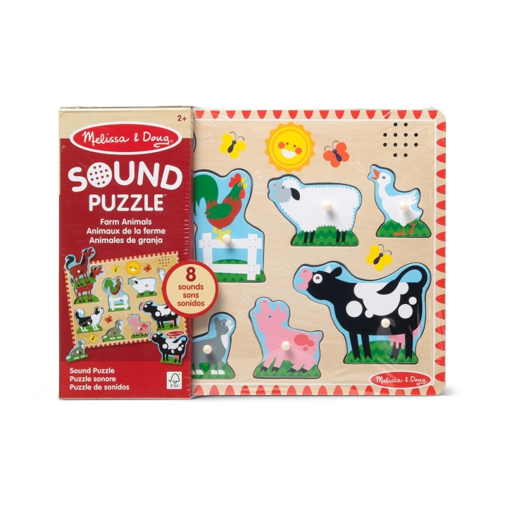 Melissa & Doug Geluidspuzzel boerderijdieren in de groep SPEELGOED, KINDER- & BABYPRODUCTEN / Speelgoed / Puzzels bij TP E-commerce Nordic AB (C79997)