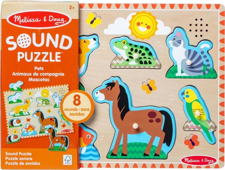 Melissa & Doug Geluidspuzzel huisdieren in de groep SPEELGOED, KINDER- & BABYPRODUCTEN / Speelgoed / Kinderpuzzel bij TP E-commerce Nordic AB (C79998)