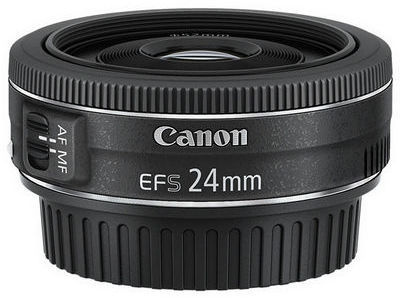 Canon EF-S 24 mm f/2.8 STM pancake lens in de groep HOME ELECTRONICS / Foto & Video / Fotoapparatuur / Cameralenzen en accessoires bij TP E-commerce Nordic AB (C80086)