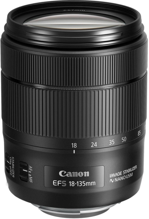 Canon EF-S 18-135mm F/3.5-5.6 IS Nano USM in de groep HOME ELECTRONICS / Foto & Video / Fotoapparatuur / Cameralenzen en accessoires bij TP E-commerce Nordic AB (C80170)