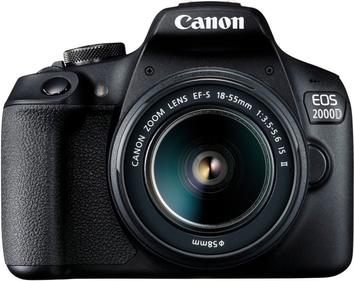 Canon EOS 2000D systeemcamera + 18-55 mm IS II in de groep HOME ELECTRONICS / Foto & Video / Camera\'s bij TP E-commerce Nordic AB (C80180)