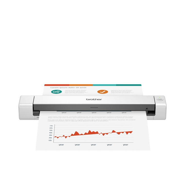 Brother DS-640 mobiele scanner in de groep COMPUTERS & RANDAPPARATUUR / Printers & Accessoires / Printers / 3D-printer en Accessoires / Skrivare bij TP E-commerce Nordic AB (C80238)