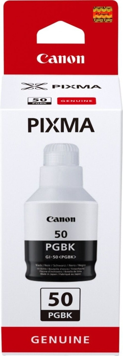 Canon GI-50PGBK - zwarte fles, zwart in de groep COMPUTERS & RANDAPPARATUUR / Printers & Accessoires / Inkt & Toner / Inktpatronen / Canon bij TP E-commerce Nordic AB (C80283)