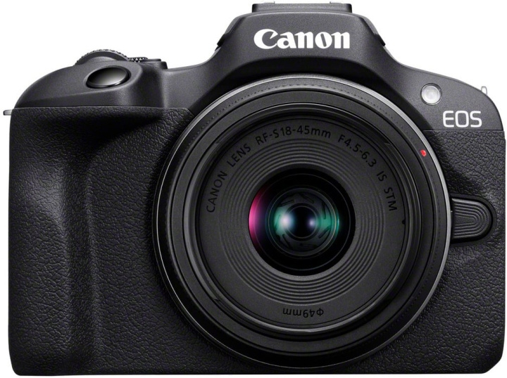 Canon EOS R100 microsysteemcamera + 18-45 mm IS STM objectief in de groep HOME ELECTRONICS / Foto & Video / Camera\'s bij TP E-commerce Nordic AB (C80389)