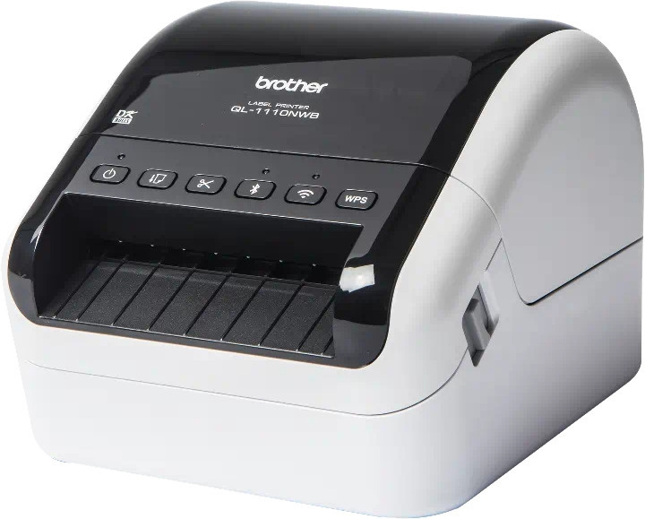 Brother QL-1110NWBc - draadloze labelprinter in de groep COMPUTERS & RANDAPPARATUUR / Printers & Accessoires / Printers / Zebra & Lable printers bij TP E-commerce Nordic AB (C80397)