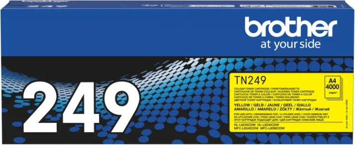 Brother TN249Y laserinktcartridge, geel in de groep COMPUTERS & RANDAPPARATUUR / Printers & Accessoires / Inkt & Toner / Inktpatronen / Brother bij TP E-commerce Nordic AB (C80405)