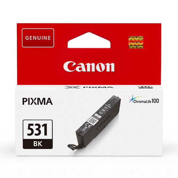 Canon CLI-531BK inktcartridge, zwart in de groep COMPUTERS & RANDAPPARATUUR / Printers & Accessoires / Inkt & Toner / Inktpatronen / Canon bij TP E-commerce Nordic AB (C80421)