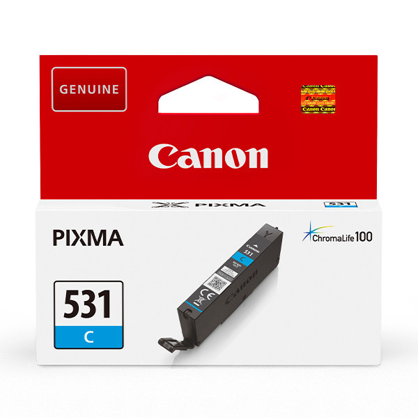 Canon CLI-531C inktcartridge, cyaan in de groep COMPUTERS & RANDAPPARATUUR / Printers & Accessoires / Inkt & Toner / Inktpatronen / Canon bij TP E-commerce Nordic AB (C80422)