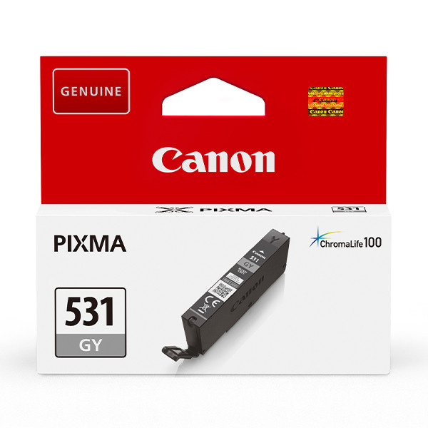 Canon CLI-531GY inktcartridge, grijs in de groep COMPUTERS & RANDAPPARATUUR / Printers & Accessoires / Inkt & Toner / Inktpatronen / Canon bij TP E-commerce Nordic AB (C80425)