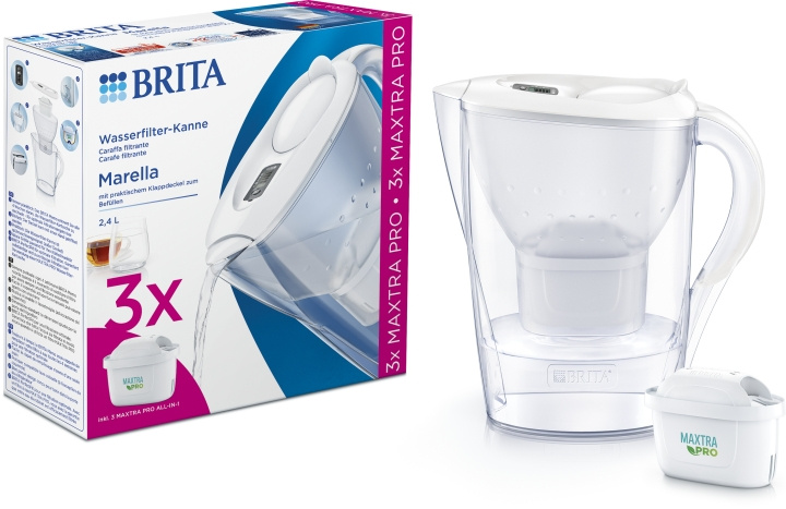 BRITA Marella Memo Maxtra Pro waterkan, 2,4 L + 3 maandfilters in de groep HUISHOUDEN & TUIN / Keukengerei / Overige keukengereedschap bij TP E-commerce Nordic AB (C80443)