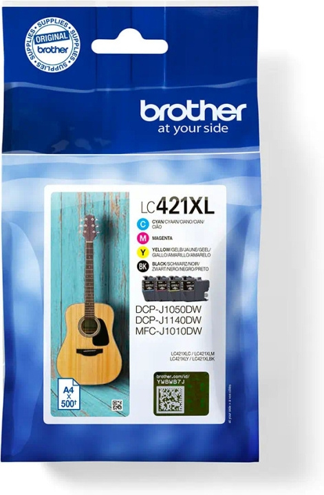 Brother LC421XLVALDR inktcartridge pakket, 4 kleuren in de groep COMPUTERS & RANDAPPARATUUR / Printers & Accessoires / Inkt & Toner / Inktpatronen / Brother bij TP E-commerce Nordic AB (C80494)