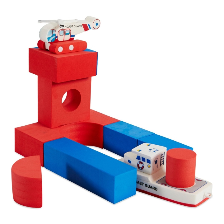 Bath Blocks BadBlokken - Drijvende kustwacht ( 1322091 ) in de groep SPEELGOED, KINDER- & BABYPRODUCTEN / Babygadgets / Bad bij TP E-commerce Nordic AB (C80511)