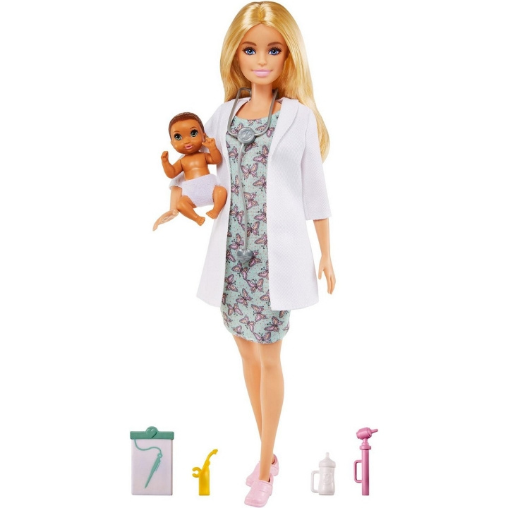 Barbie Dokter pop (GVK03) in de groep SPEELGOED, KINDER- & BABYPRODUCTEN / Speelgoed / Docks & Accessoires bij TP E-commerce Nordic AB (C80560)