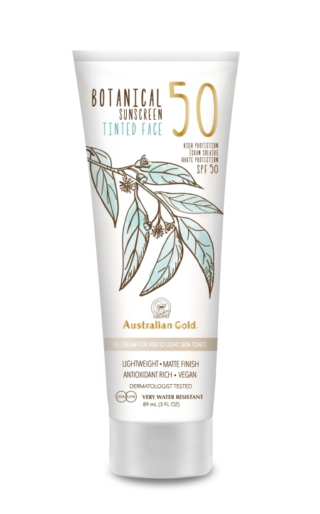 Australian Gold Botanische Getinte Gezichtscrème SPF 50 88 ml - Eerlijk/Licht in de groep BEAUTY & HEALTH / Huidsverzorging / Zonnebank / Zonnebescherming bij TP E-commerce Nordic AB (C80569)