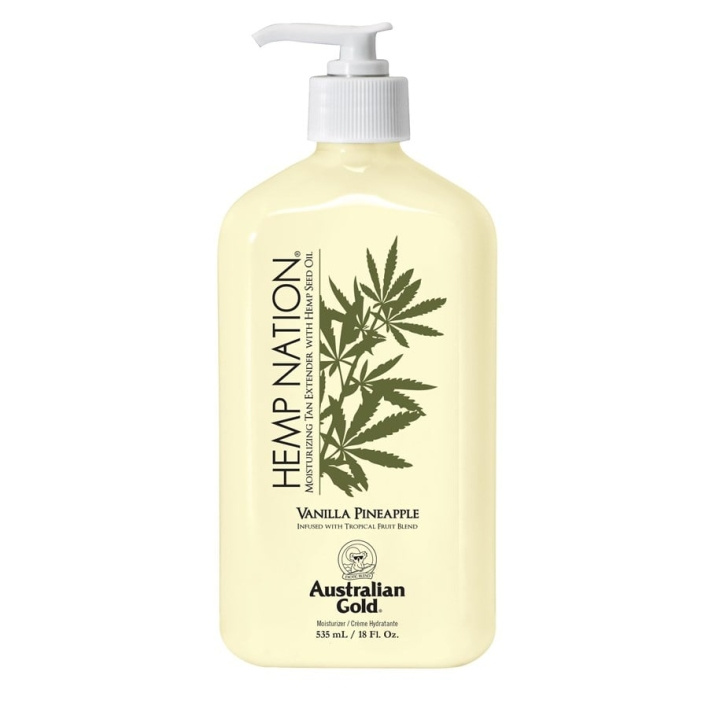 Australian Gold Hemp Nation Vanille Ananas Tan Extender Body Lotion 535 ml in de groep BEAUTY & HEALTH / Huidsverzorging / Lichaamsverzorging / Body lotion bij TP E-commerce Nordic AB (C80572)