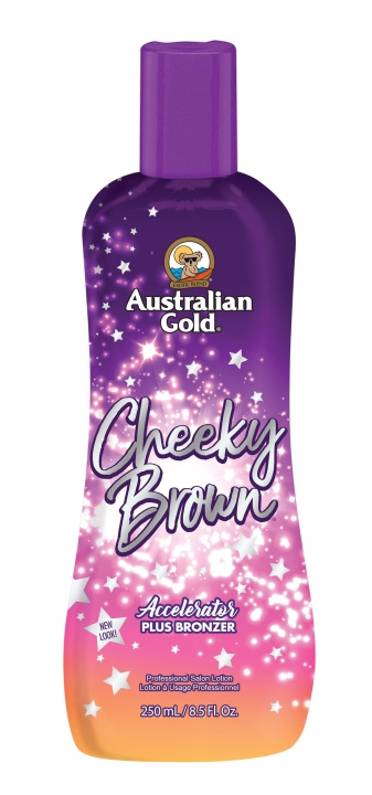 Australian Gold Cheeky Brown Accelerator Plus Bronzer Lotion 250 ml in de groep BEAUTY & HEALTH / Huidsverzorging / Zonnebank / Bruin zonder zon bij TP E-commerce Nordic AB (C80594)