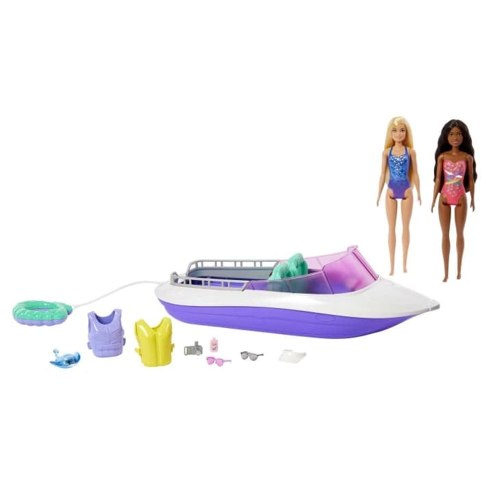 Barbie Boot met poppen (HHG60) in de groep SPEELGOED, KINDER- & BABYPRODUCTEN / Speelgoed / Docks & Accessoires bij TP E-commerce Nordic AB (C80634)