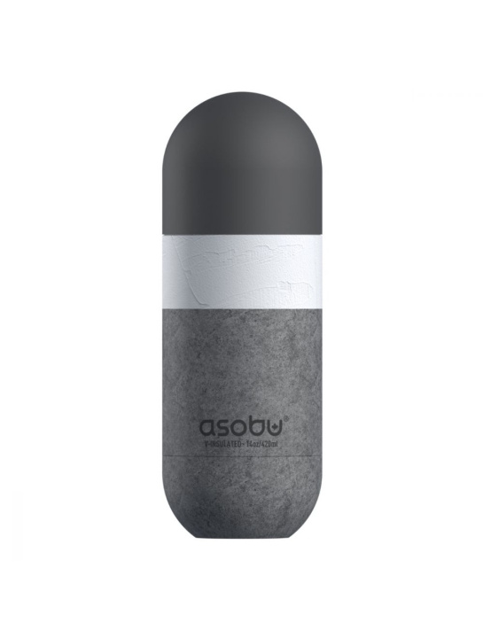 Asobu Orb drinkfles 400ml - Betonlook - (84259105011) in de groep SPORT, VRIJE TIJD & HOBBY / Buitenrecreatie / Thermosflessen & Waterflessen bij TP E-commerce Nordic AB (C80659)