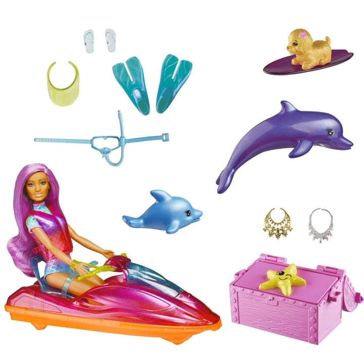 Barbie Dreamtopia pop, voertuig en accessoires (HBW90) in de groep SPEELGOED, KINDER- & BABYPRODUCTEN / Speelgoed / Docks & Accessoires bij TP E-commerce Nordic AB (C80687)