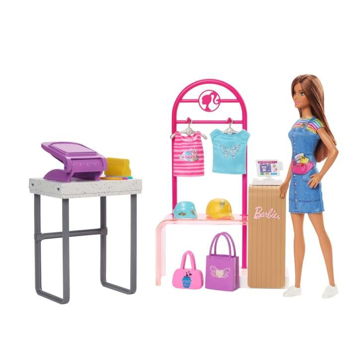 Barbie Maak & Verkoop Boetiek (HKT78) in de groep SPEELGOED, KINDER- & BABYPRODUCTEN / Speelgoed / Docks & Accessoires bij TP E-commerce Nordic AB (C80690)