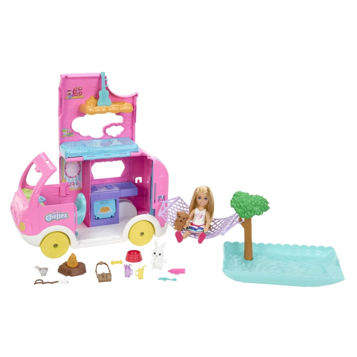 Barbie Chelsea Camper (HNH90) in de groep SPEELGOED, KINDER- & BABYPRODUCTEN / Speelgoed / Docks & Accessoires bij TP E-commerce Nordic AB (C80693)