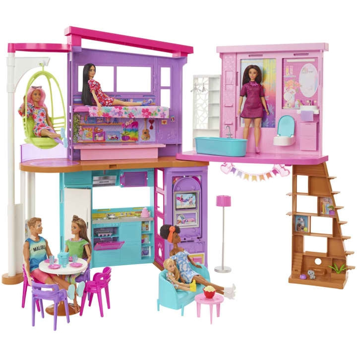 Barbie Speelhuis Vakantie (HCD50) in de groep SPEELGOED, KINDER- & BABYPRODUCTEN / Speelgoed / Docks & Accessoires bij TP E-commerce Nordic AB (C80703)