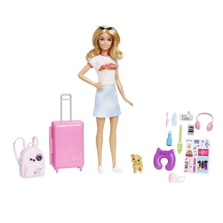 Barbie Reisset met puppy (HJY18) in de groep SPEELGOED, KINDER- & BABYPRODUCTEN / Speelgoed / Docks & Accessoires bij TP E-commerce Nordic AB (C80704)