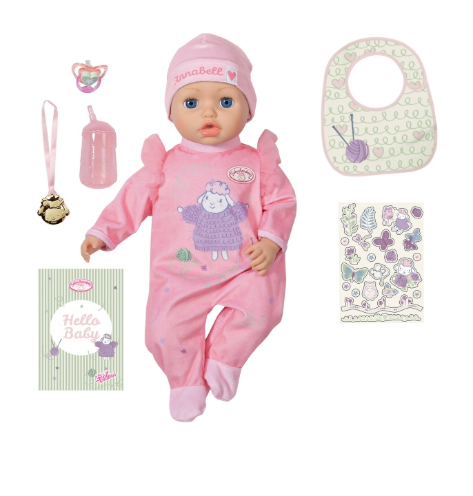 Baby Annabell Interactieve Annabell 43cm (706626) in de groep SPEELGOED, KINDER- & BABYPRODUCTEN / Speelgoed / Docks & Accessoires bij TP E-commerce Nordic AB (C80724)