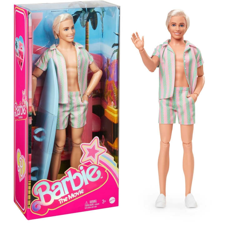 Barbie Film Stranding Ken met surfplank (HPJ97) in de groep SPEELGOED, KINDER- & BABYPRODUCTEN / Speelgoed / Docks & Accessoires bij TP E-commerce Nordic AB (C80728)