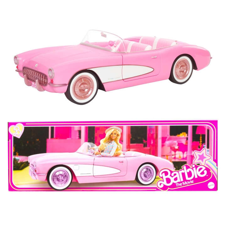 Barbie Film verzamelbare roze Corvette (HPK02) in de groep SPEELGOED, KINDER- & BABYPRODUCTEN / Speelgoed / Docks & Accessoires bij TP E-commerce Nordic AB (C80729)