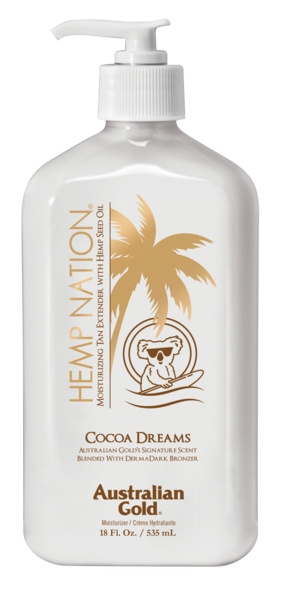 Australian Gold Hemp Nation Cocoa Dreams Tan Extender Body Lotion 535 ml in de groep BEAUTY & HEALTH / Huidsverzorging / Zonnebank / Bruin zonder zon bij TP E-commerce Nordic AB (C80737)