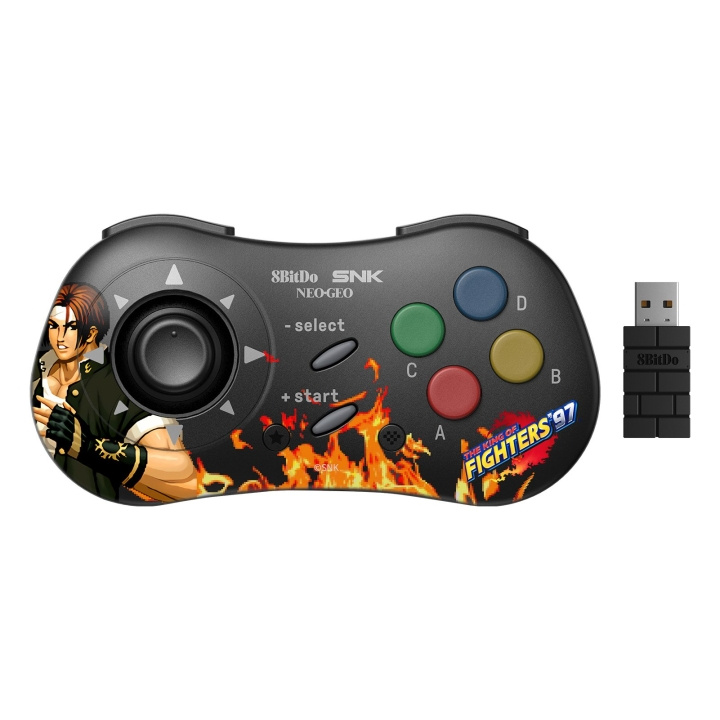 8Bitdo NEOGEO draadloze pad Kyo Kusanagi in de groep HOME ELECTRONICS / Spelconsoles en accessoires / Overige games bij TP E-commerce Nordic AB (C80746)