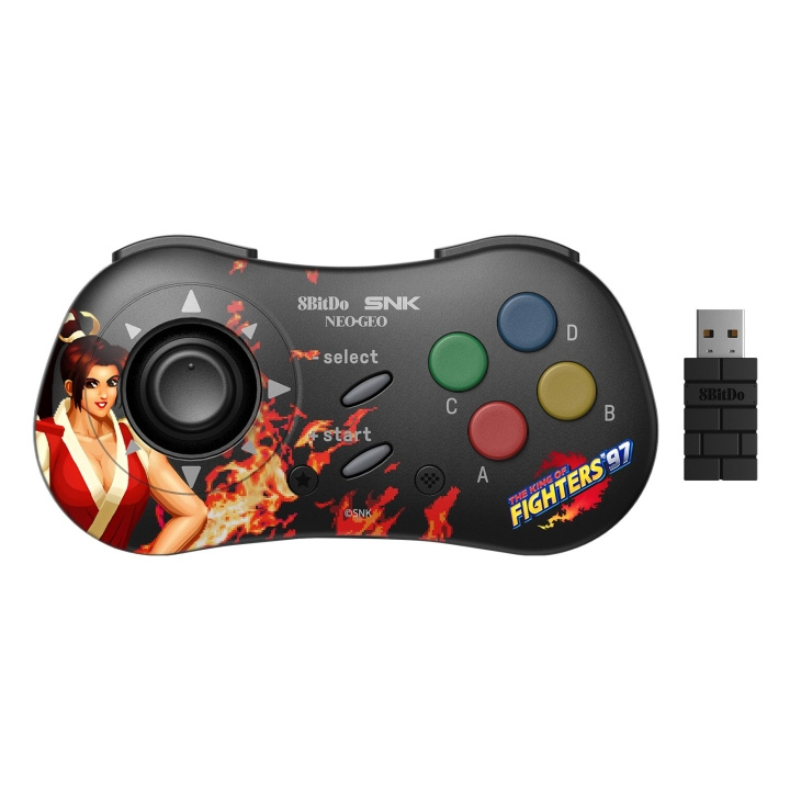 8Bitdo NEOGEO draadloze pad Mai Shiranui in de groep HOME ELECTRONICS / Spelconsoles en accessoires / Overige games bij TP E-commerce Nordic AB (C80747)